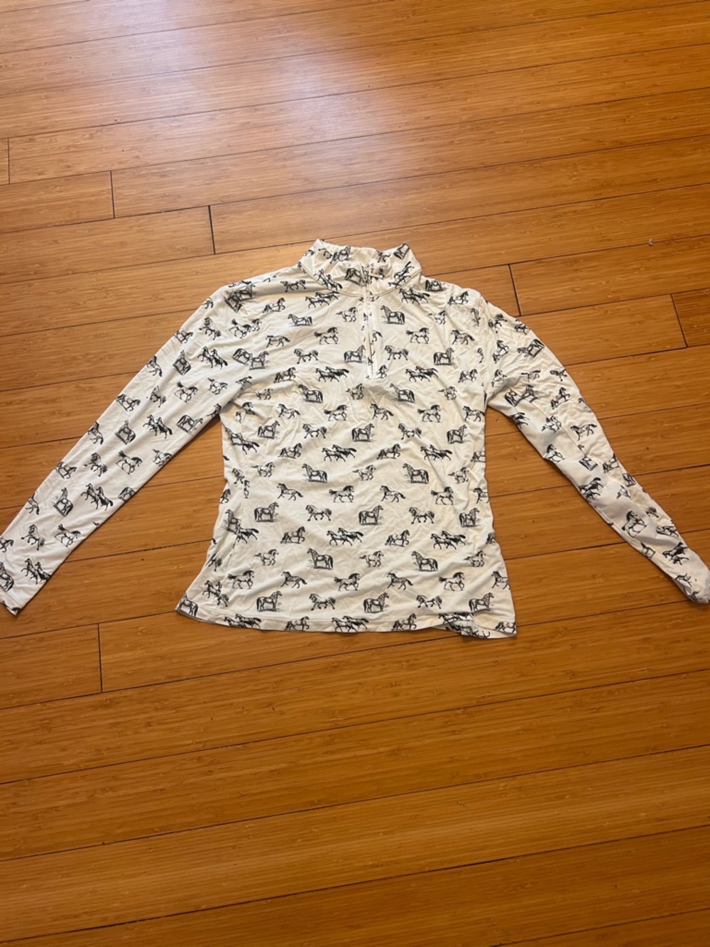 Annie Jay Equestrian long sleeve quarter zip